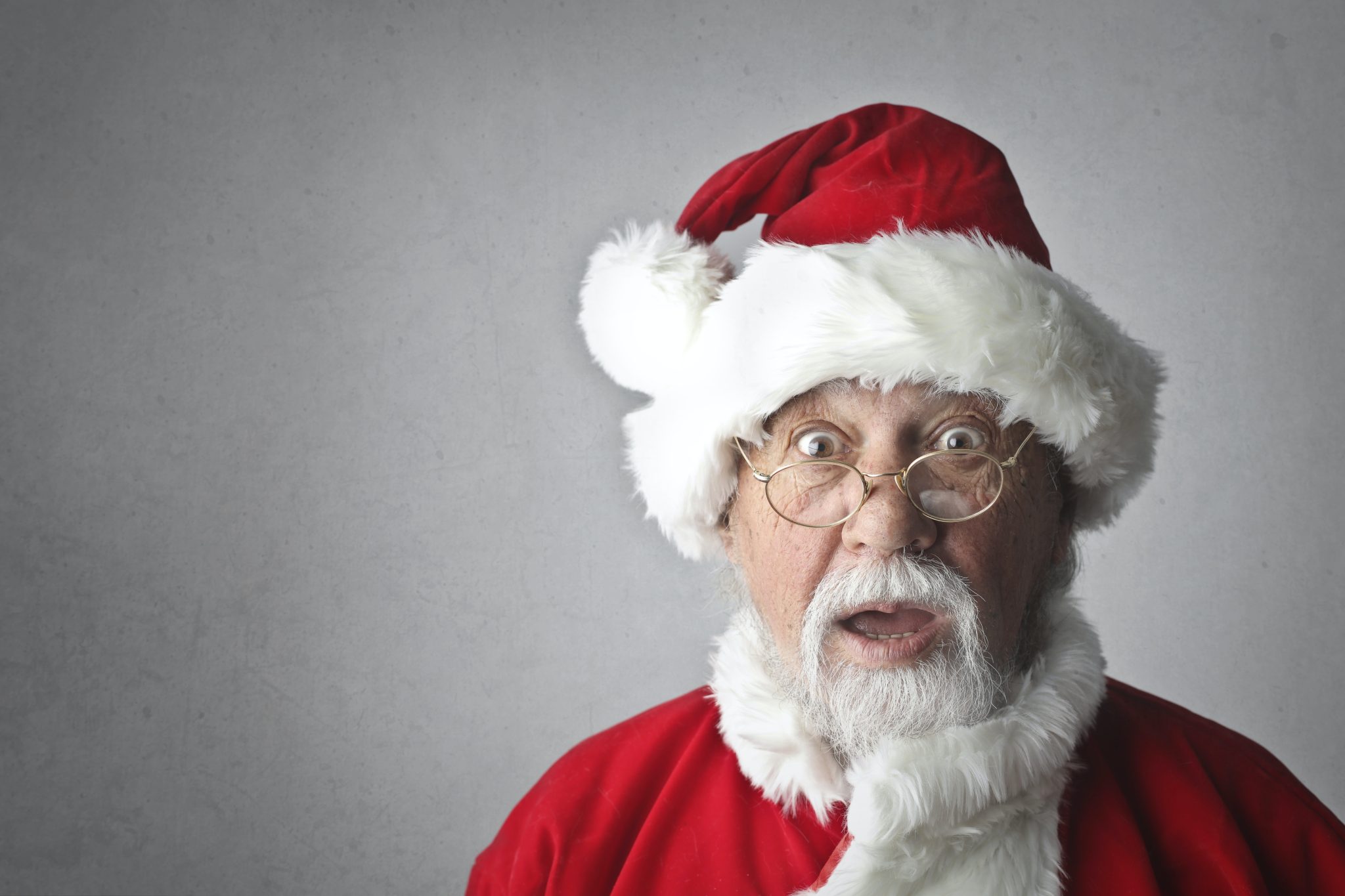 Santa is shocked by school play