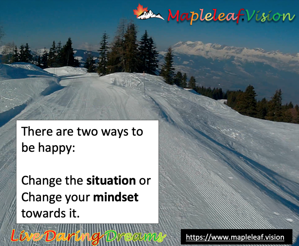 2 ways to be happy