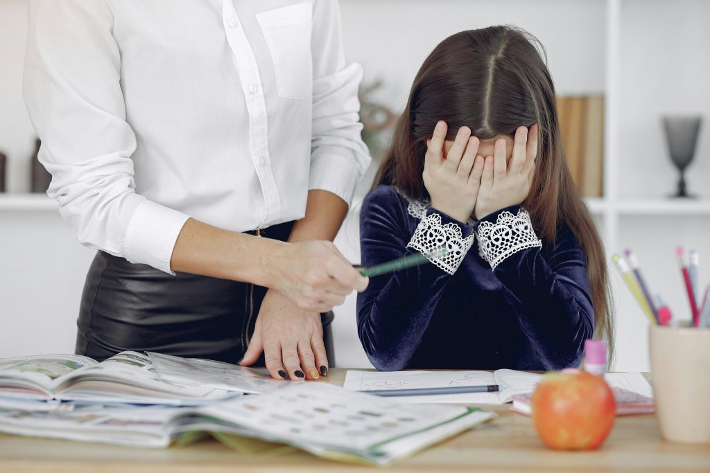 An unhappy classroom scene is hard to escape